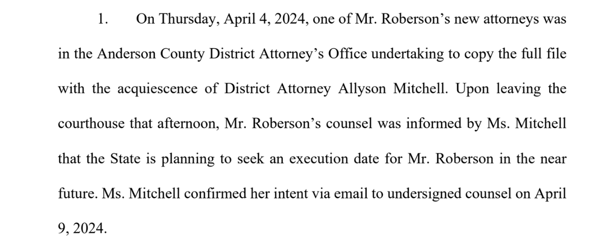 I just learned prosecutors want to schedule the execution of Robert Roberson. Doctors and detectives misread signs of his autism and used debunked 'shaken baby' science to convict him of killing his daughter. Now the lead detective thinks he's innocent. themarshallproject.org/2023/09/15/tex…