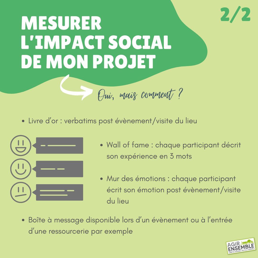 Agir__Ensemble's tweet photo. Mesurer son projet est essentiel afin de connaitre l’impact qu’il a auprès de sa cible. 
Combien de personnes a-t-il permis de sensibiliser ? La démarche est-elle appréciée ? Quels sont les retours des étudiants ? Des personnels ? … https://t.co/Iqqh0GwKEA