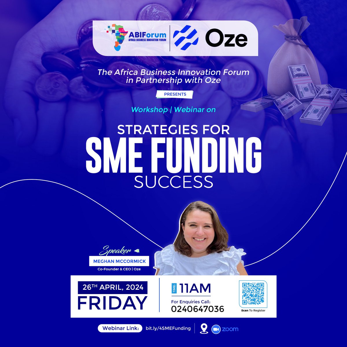 Join us this Friday an immersive workshop in partnership with Africa Business Innovation Forum. Get ahead in the competitive landscape and secure the resources you need to thrive! Register here now: hubs.la/Q02tPvKT0 #OzeApp #DoBusinessBetter #workshop #Funding