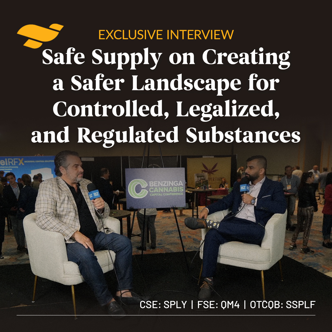 $SPLY is leading the charge in supply decriminalization. We empower companies working within the law to make a difference, securing key licenses along the way.

Watch full interview: loom.ly/uUhqUTA

#PolicyReform #PharmaStocks #CSE $SPLY.CN #OTCQB $SSPLF #FSE #QM4