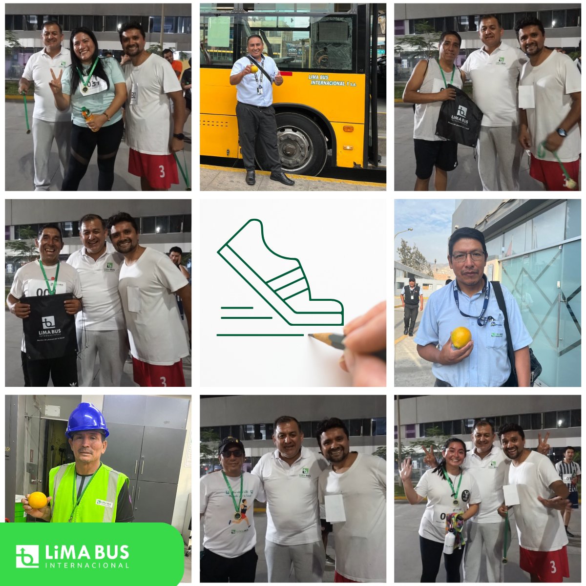 LimaBus1's tweet photo. ¡En Lima Bus Internacional estamos comprometidos con el bienestar de nuestros colaboradores! Por ello, en este mes de la Seguridad y Salud en el Trabajo (SST), promovimos actividades para fomentar hábitos saludables.🏃🏻‍
Conoce más de nosotros en: https://t.co/PBim2AvQeS https://t.co/Usp5cjac2W