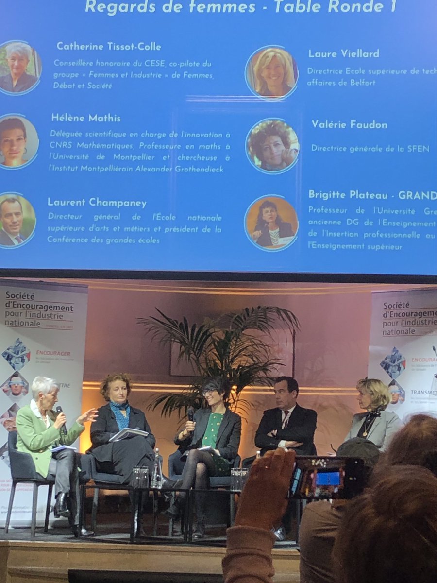 anouk_ullern's tweet photo. Table ronde pour promouvoir la place des femmes dans l’industrie à la société d’encouragement pour l’industrie nationale 👏👏👏 https://t.co/cp0BTB6bqO