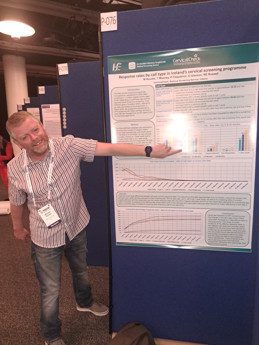 Just some of the brilliant @NSShse CervicalCheck (Ireland's national #cervicalscreening programme) posters on display at @TheBSCCP conference in Edinburgh  @lauratobin100 @SineadWoods4 @russellnoirin @patriciaefitz  👏👏 #BSCCP2024