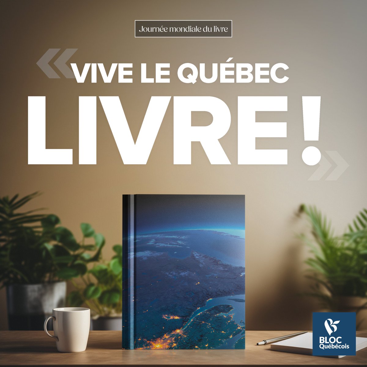 C'est le titre qu'a choisi le quotidien @libe pour son édition célébrant le livre québécois, et ça valait clairement un coup de chapeau! Oui, le Québec déborde d'ouvrages passionnants, et chaque fois qu'on lit québécois, on participe à notre libération! 📚📖 #BlocQc