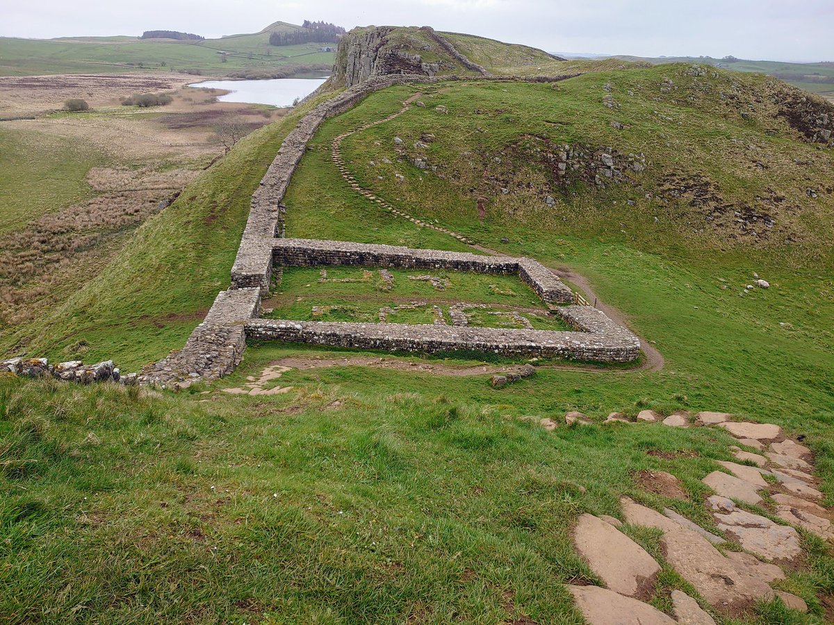 Walked this morning to see the remains of the #SycamoreGap #HadriansWall