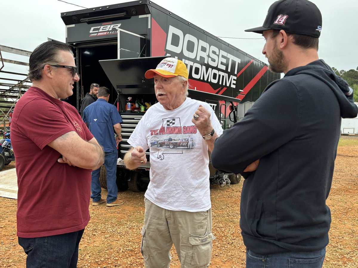 Enjoyed catching up with 2 @NASCARHall of Famers at the dirt track last weekend. The stories these guys can tell.