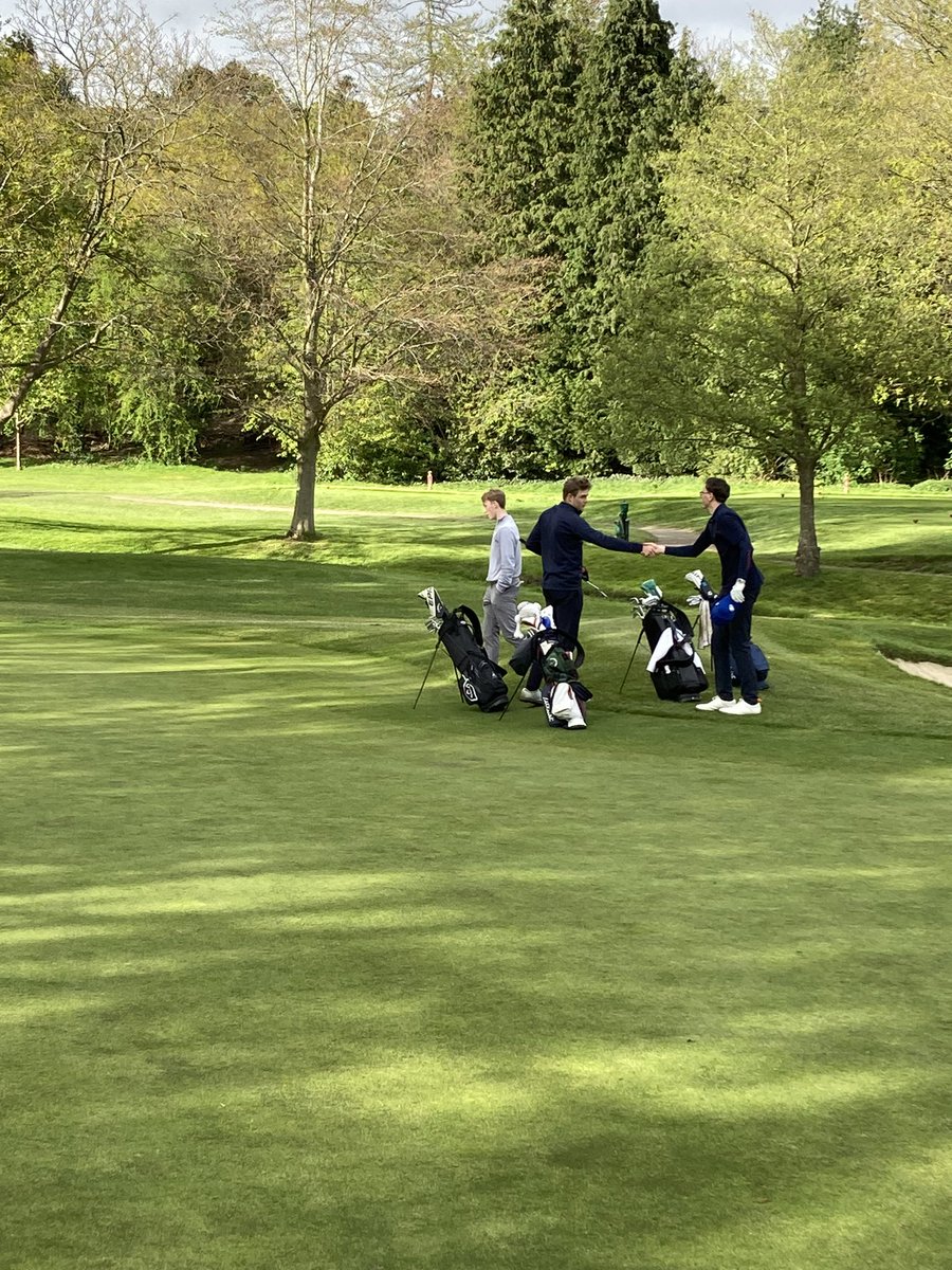 HbyGolf's tweet photo. Ollie &amp; Austin win 3&amp;1 in the top match. https://t.co/tlRlbTHkZJ