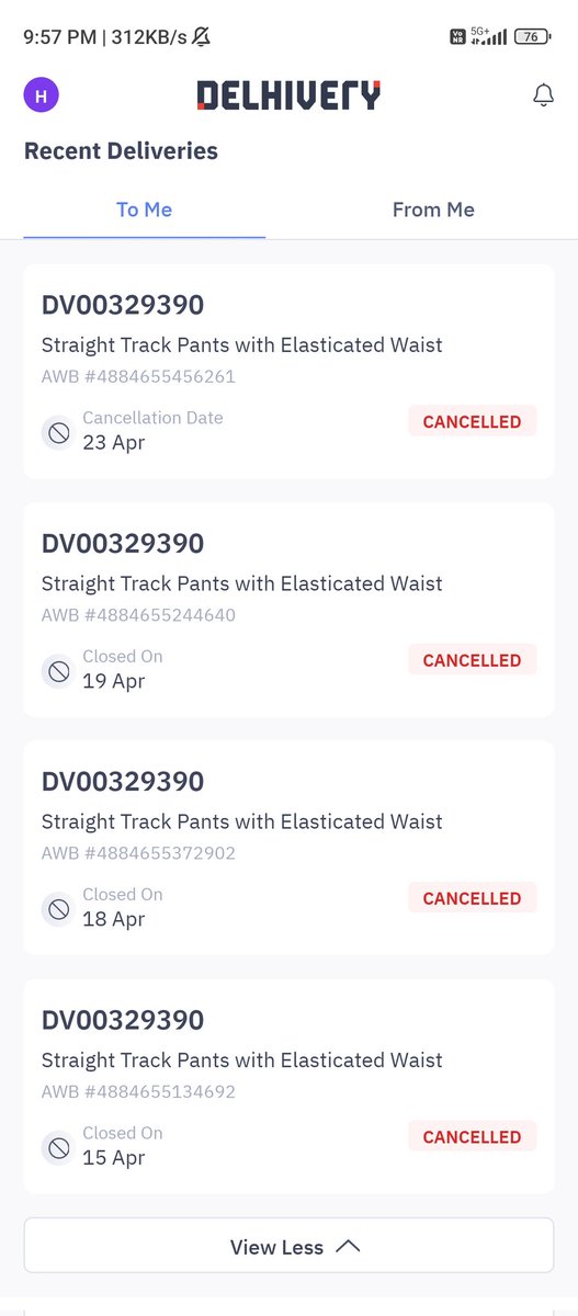 DalleVlogs's tweet photo. @delhivery i have approved return request with @AJIOLife but your delivery manager name Alok Tiwari from Lucknow delhivery branch denied to pickup my product from last 20 days he always cancelled my return without any reason https://t.co/Duvw3nBnoK