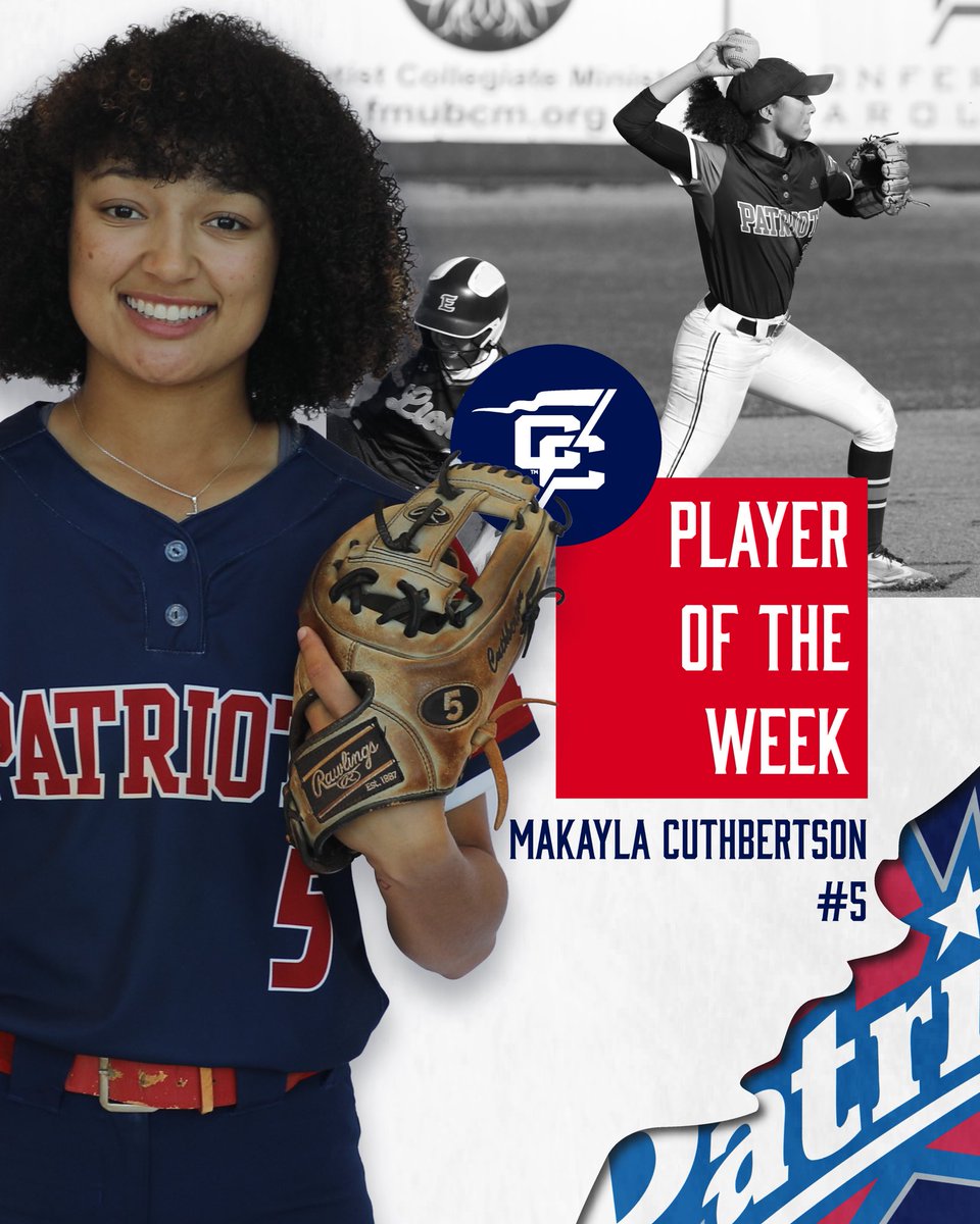 FMUSports's tweet photo. 🚨 CONFERENCE CAROLINAS PLAYER OF THE WEEK 🚨 

Congratulations to Makayla Cuthbertson! #SwampEm #GoPatsGo https://t.co/NKpNFcvj6q