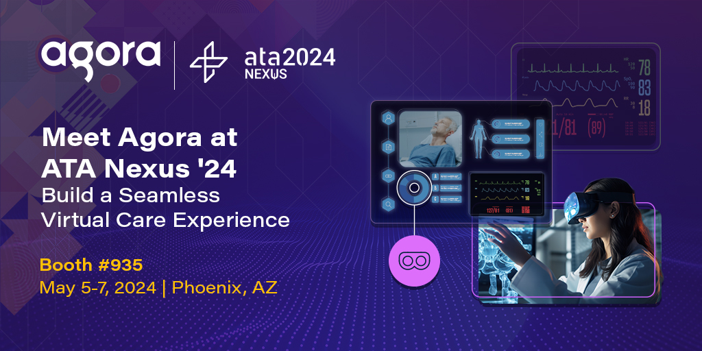 We are thrilled to announce our sponsorship at @AmericanTelemed #ATANexus '24! Come meet our team at Booth #935 to discuss how we can help you build a seamless virtual care experience and support your telehealth initiatives. Learn more ➡️ bit.ly/4bahUIt #Telehealth