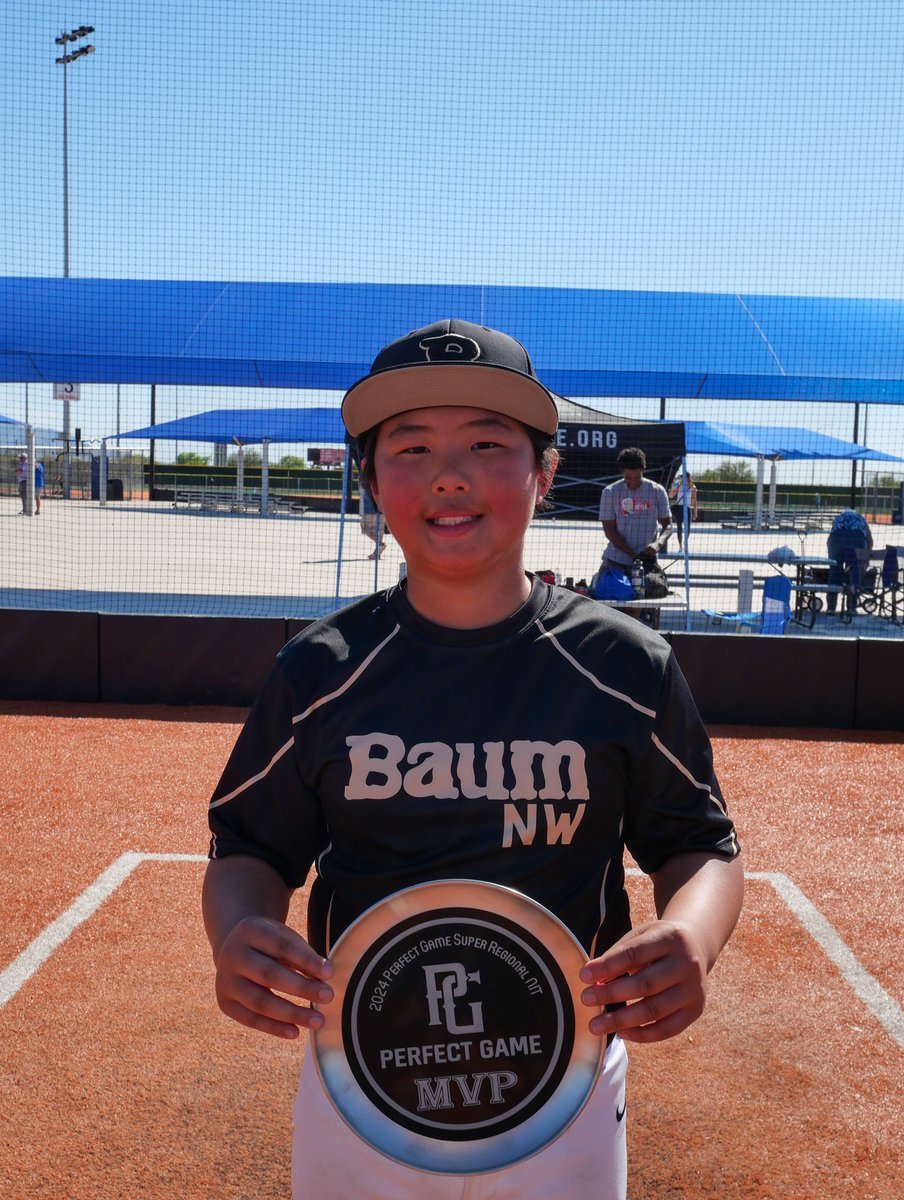 Perfect Game 11U Super Regional NIT🏜️⚾️ 🥇 Champion: Baum Bat NW - 11U 🥈 QC Rattlers 11U 🏅 MVPitcher: Allen Yoo 🏅 MVP: Zechariah Kim