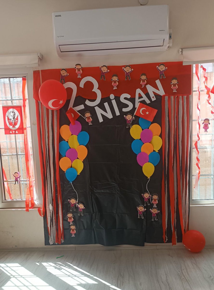 Vunalanaokulu's tweet photo. "Çocuklarımızın sevinciyle dolu bir dünya dileğiyle, 23 Nisan Ulusal Egemenlik ve Çocuk Bayramı'nı kutluyoruz!"
@BaglarKaymakam
@BaglarMEM21 https://t.co/rb426jLHbn