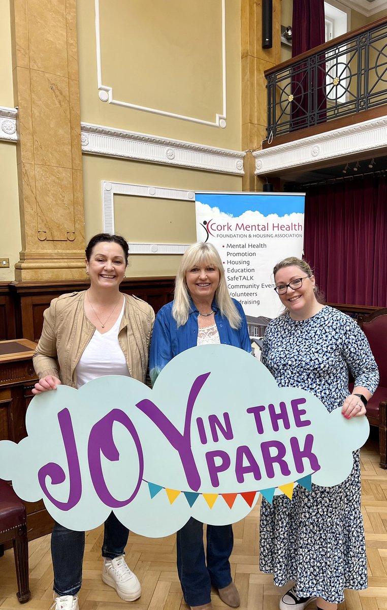 Joy in the Park 2024 is officially launched today! So much more than just a music festival… Fantastic to meet Linda & her team this morning..a real honour to be in the lineup this year! @MindingCreative @cllrkmac @waspsvshumans @pure_cork @NetworkCork