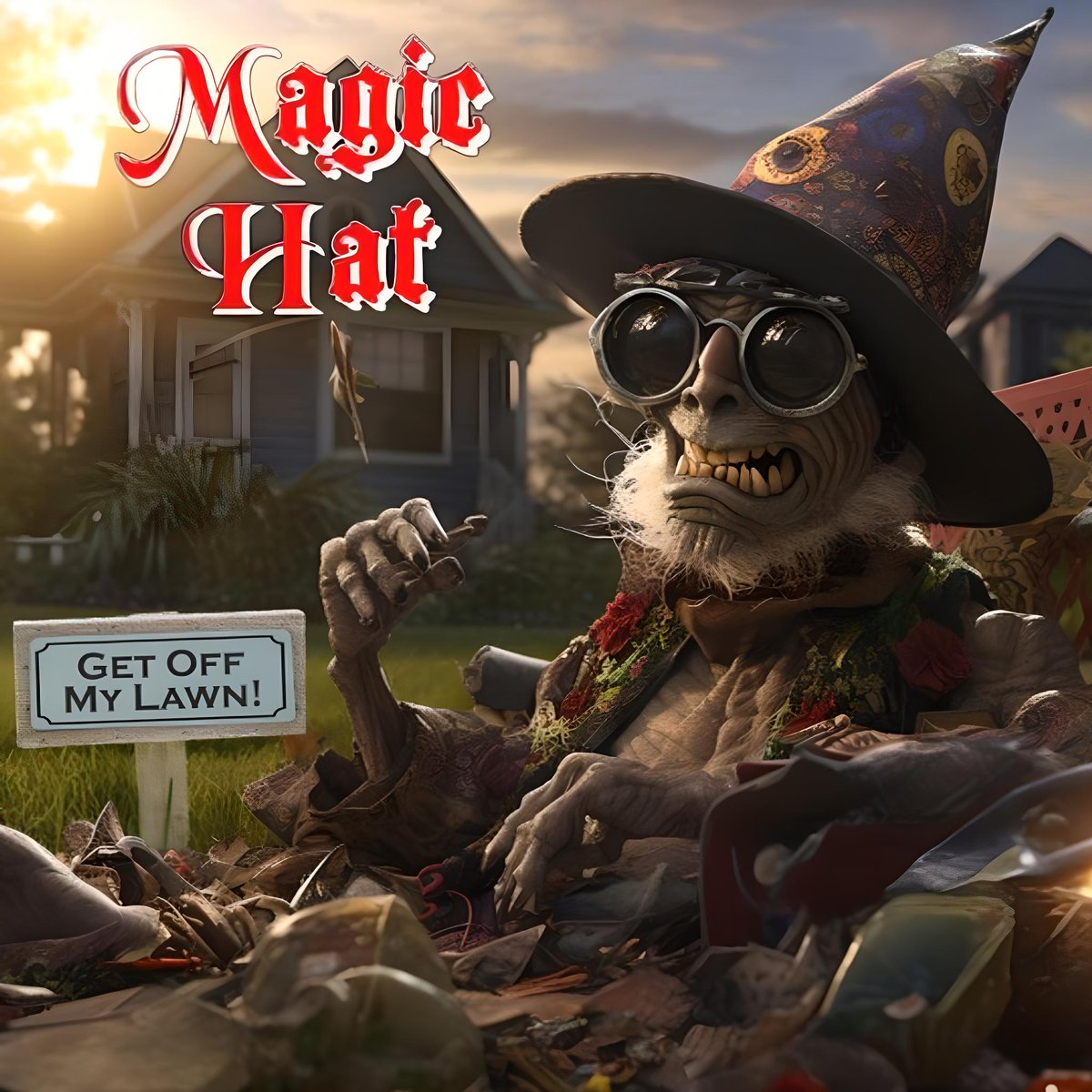 Magic_Hat_Music's tweet photo. IT'S HAPPENING!  New 10 track album, GET OFF MY LAWN drops May 24th on all major streaming platforms and digital distributors!  Plus new lyric videos on our YouTube channel.  #NewAlbum #NewMusic2024 https://t.co/iMB38rpCW0