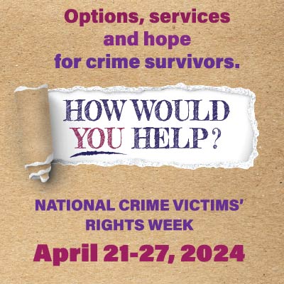 There are no victimless crimes. This week, during National Crime Victims’ Rights Week, we’re raising awareness about victims’ rights, protections & services. Support is available. If you are the victim of a crime, please visit: OVC.gov/Help #SupportVictims #NCVRW2024