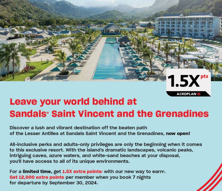 UniglobeTil's tweet photo. Discover amazing perks with Air Canada Vacations at the brand new Sandals St Vincent and the Grenadines
Contact our travel professionals for more details.
#UStayStrong #AirCanadaVacations #travelsavers #Sandals https://t.co/27tgFiTRyn
