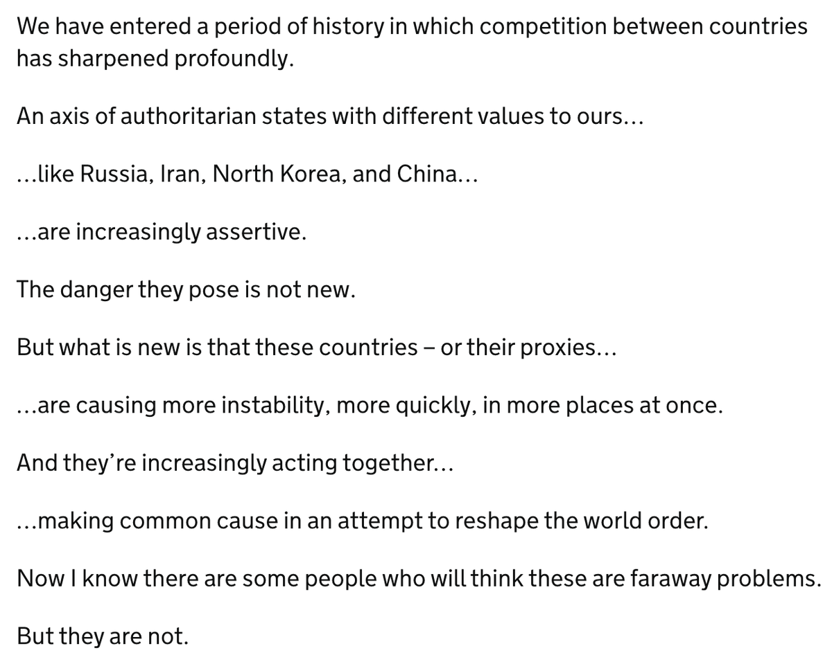 This is an excellent speech by @RishiSunak. I hope European leaders get the message and follow his lead: gov.uk/government/spe…