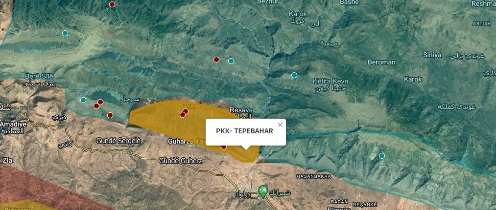 🇹🇷 Türk Silahlı Kuvvetleri'nin Irak'taki yeni hedefi: Tepe Bahar. ⛰Türk Silahlı Kuvvetleri'nin operasyon başlatması beklenen Tepe Bahar bölgesindeki PKK tünelinin yıllar içindeki değişimini sizler için inceledik.