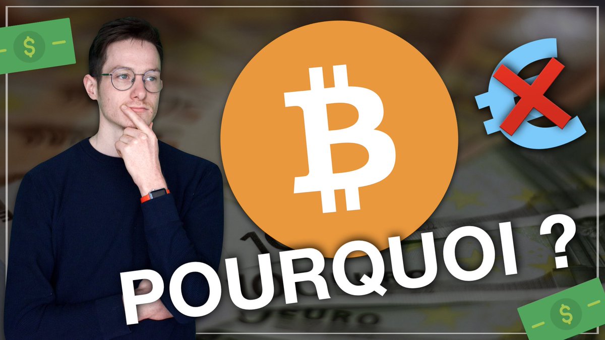 dimdecrypt's tweet photo. 💶 Je t'explique en 4 min pourquoi J'ACHÈTE du #BITCOIN , une vraie monnaie ! 💰 

🔗: https://t.co/kIQFHCli8T https://t.co/B3WekDXIHc