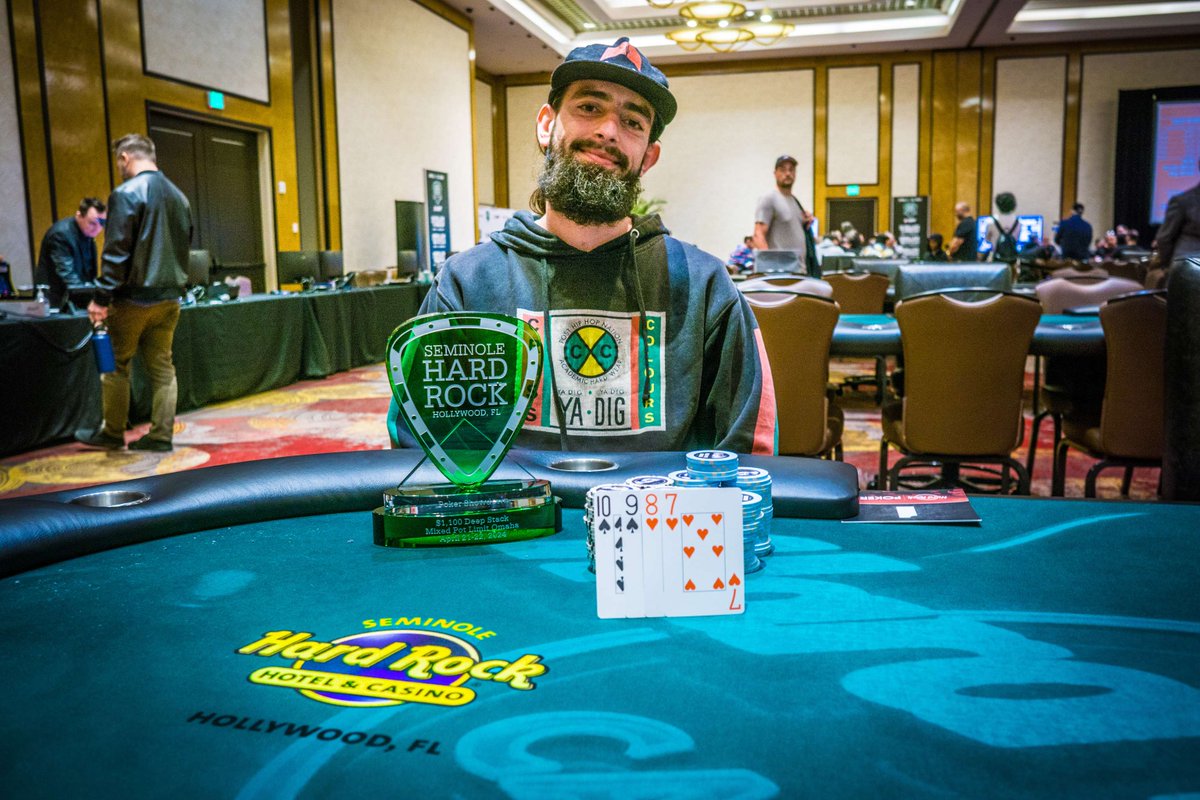 shrpo's tweet photo. The other three winners crowned last night were Tony Sinishtaj, Dylan Lask, and Donny Rubinstein taking home titles.

Congrats!

$10K NLH: https://t.co/4T4k0lQ2ID
$1K Mixed PLO: https://t.co/l35SWcrBL7
$600 Triple Stud: https://t.co/Dt9uY8GDp3 https://t.co/tKtsVjS2ny