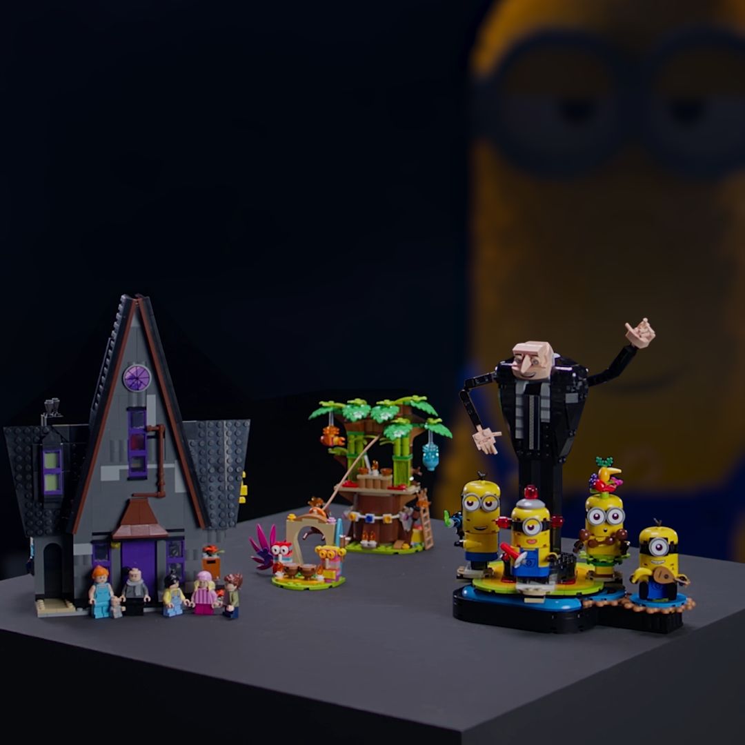 brickzip's tweet photo. Get ready to party with the Minions! 🎉 #LEGO unveils new Despicable Me 4 sets! 🏠✨ Featuring Gru's Family Mansion &amp; Dancing Minions, perfect for fans of all ages. Launching May 1, 2024. Explore now: https://t.co/nVgbBwaBON #DespicableMe4 #LEGO https://t.co/B2UEPVpJ9F