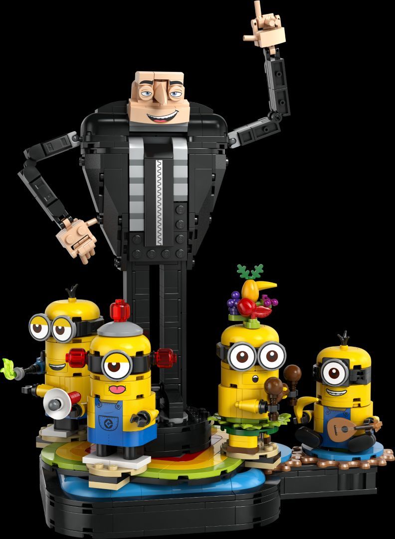 brickzip's tweet photo. Get ready to party with the Minions! 🎉 #LEGO unveils new Despicable Me 4 sets! 🏠✨ Featuring Gru's Family Mansion &amp; Dancing Minions, perfect for fans of all ages. Launching May 1, 2024. Explore now: https://t.co/nVgbBwaBON #DespicableMe4 #LEGO https://t.co/B2UEPVpJ9F