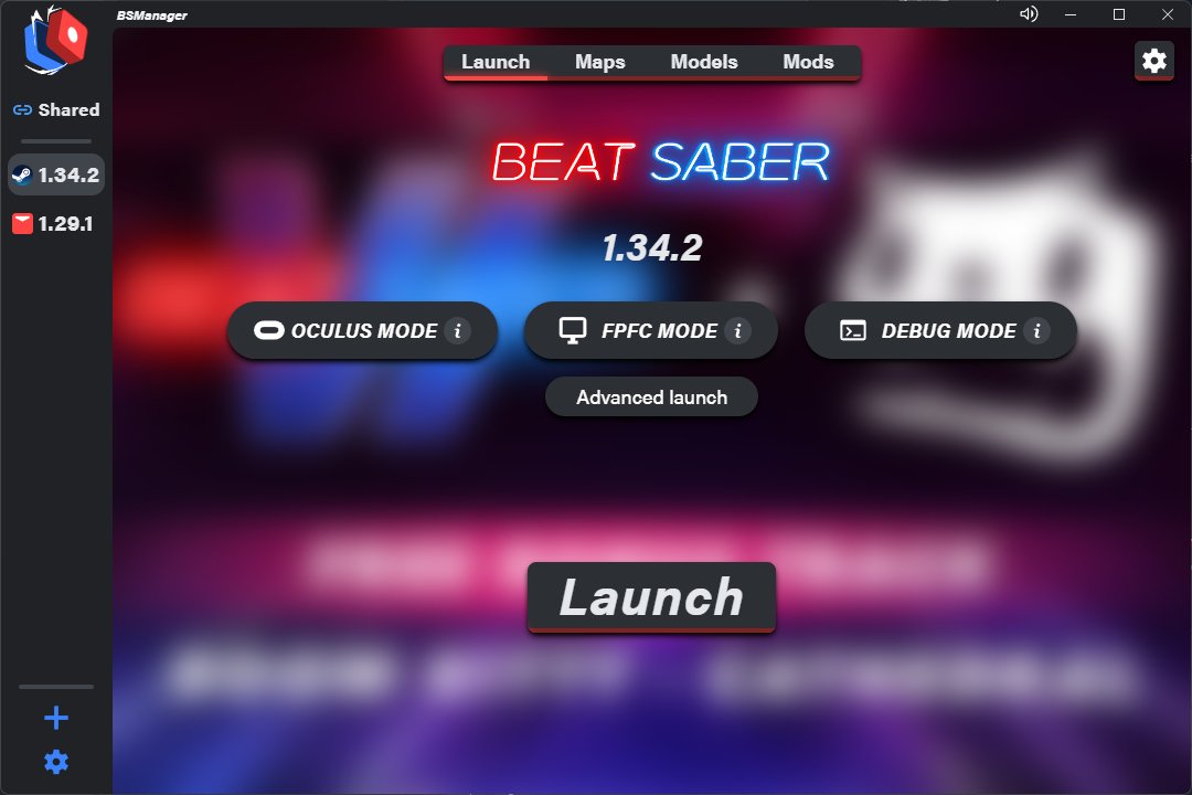 Holy! BSManager is a life saver for people who play beatsaber and like to mod it! No more updates breaking stuff! 👀