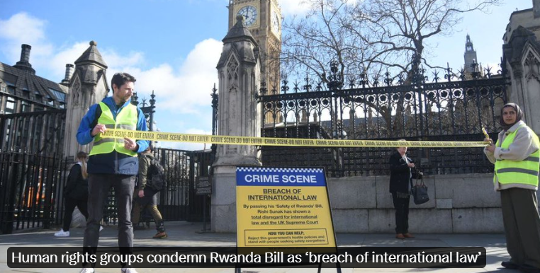 Horrified that the Safety of Rwanda Bill is to become law. How can a UK law be contrary to international laws & the Refugee Convention? #RefugeesWelcome @BirmCTogether @CTBI @ChurchesEngland @BrumSchOfSanc @BirminghamRep @BVSC @nearneighbours