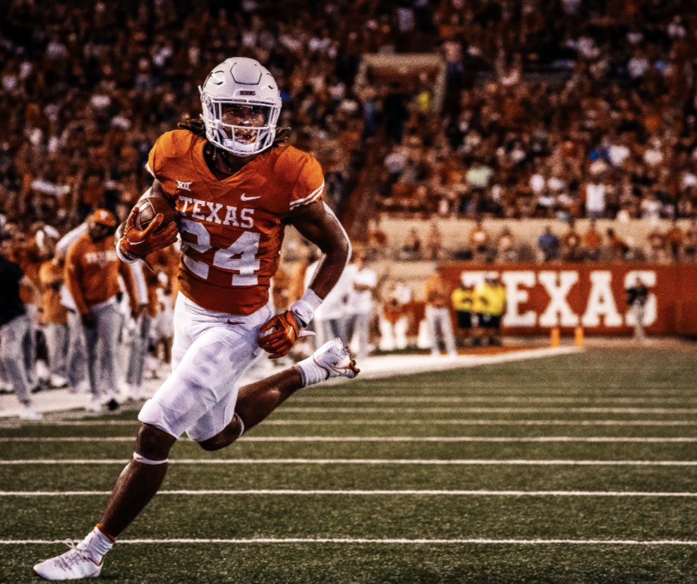 Lots of love circling in draft rooms for Texas RB Jonathon Brooks right now. Size and wiggle + pass-catching ability = 3-down back. Smooth operator who played his best games against best opponents. Going to be a terrific pro.