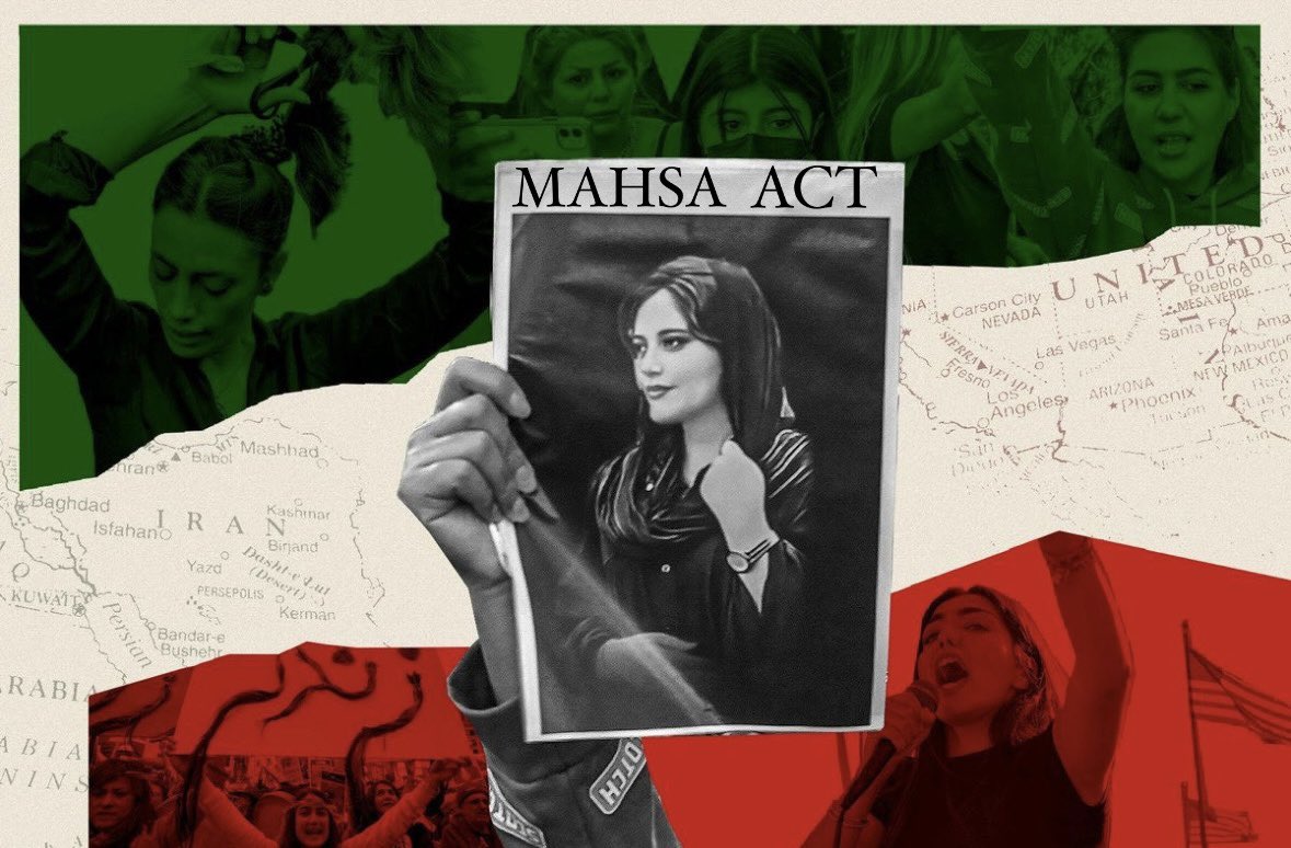 Today the US Senate will be voting on HR8038 which includes the #MAHSAAct 

We are only two steps away from Mahsa Amini’s name becoming US law, and the leaders of the Islamic regime in Iran being held accountable.