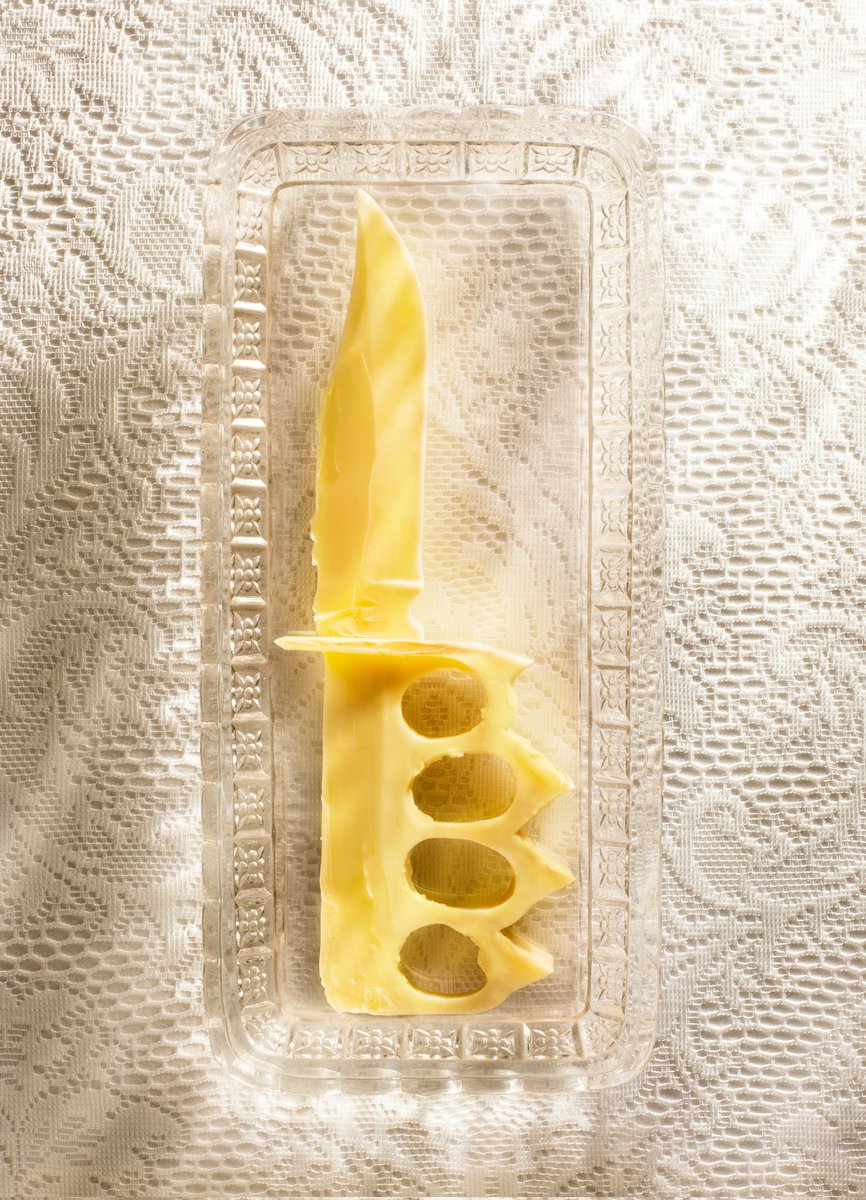 Butter Knives project. 
 #concept #modelmaking  Bill Turpin.#retouching Gareth Pritchard. #photography Rowen Fee at Lucid. 'Shining a light on the ease and accessibility of young people procuring knives in the UK'
#antiknifecrime #knifecrime