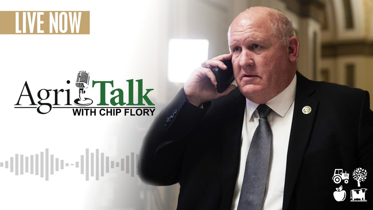 LIVE: Chairman @CongressmanGT joins @ChipFlory on @agritalk to discuss his latest bipartisan #FarmBill proposal. 

📻: agritalk.com