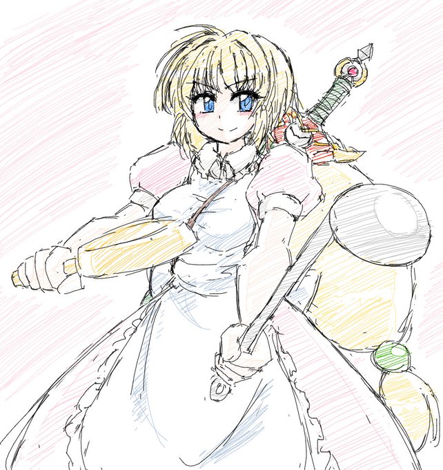 今日のらくがき某最強の妹様|ω゜) 