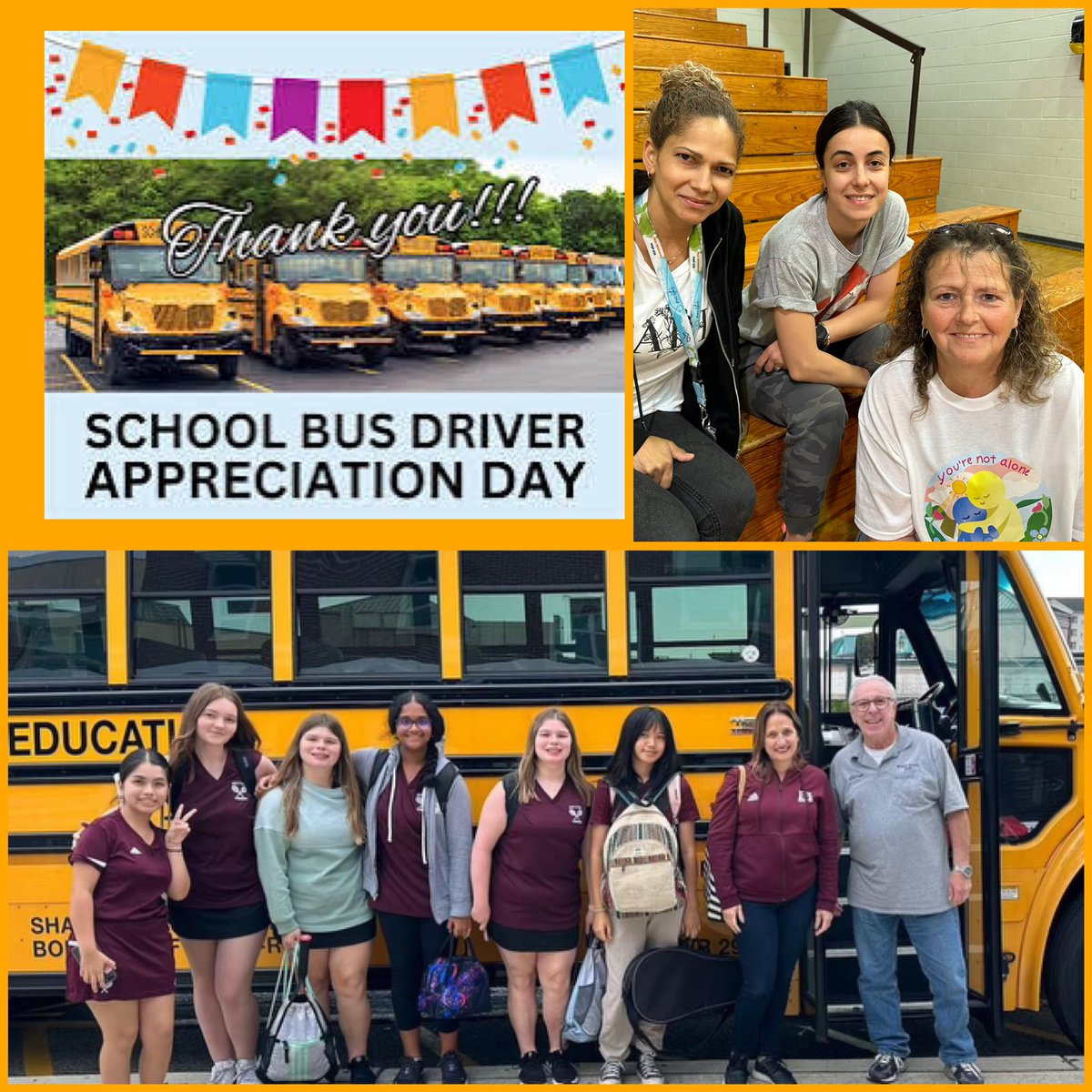 A Big SHOUT OUT to our Outstanding Bus Drivers on #SchoolBusDriversDay!! 🚌Thank you for getting us safely to our destinations every day. All of you are a BIG part of why our Athletic program runs so smoothly. #Thankful 🙏#WildcatFamily #Appreciate 🅱️🐾🚌