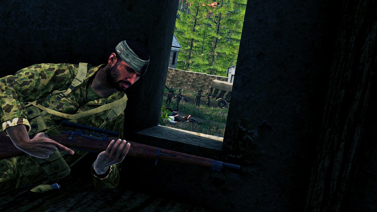 Hidden - September 1944

A sniper hides inside a building, awaiting his moment to make the perfect shot, even despite the head wound..

#Arma3 #armaphotography #arma3artwork
