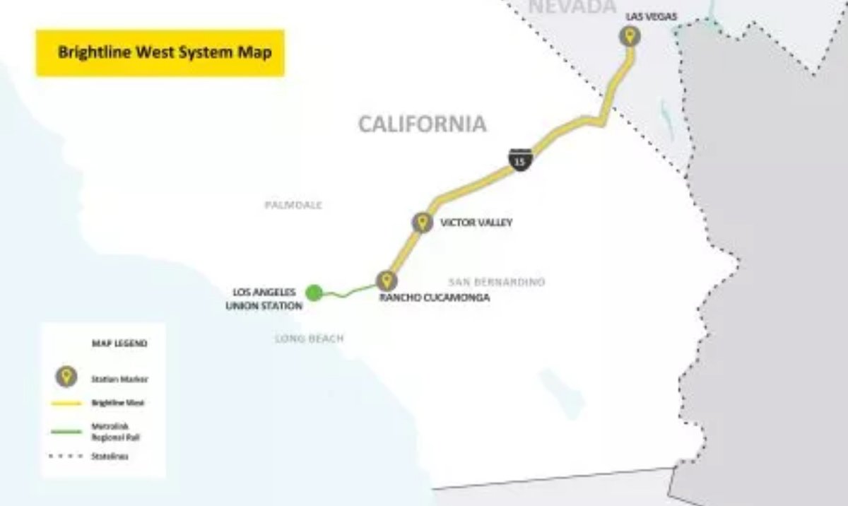 first high speed rail breaking ground in usa from la to vegas thanks to $3 billion in federal funding about damned time!