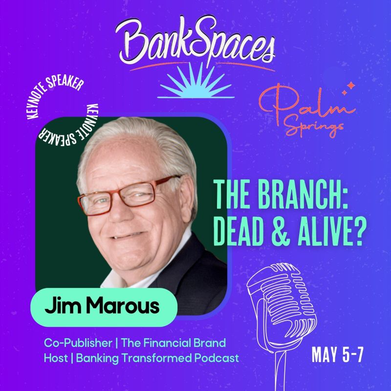 Branches: Dead and Alive? Is it time to build more branches? Is it time to tear them all down? Is status quo the right answer? Join me as I discuss the options in a world of generative AI at #BankSpaces on May 5-7 in Palm Desert. Register today: bankspaces.com/live/