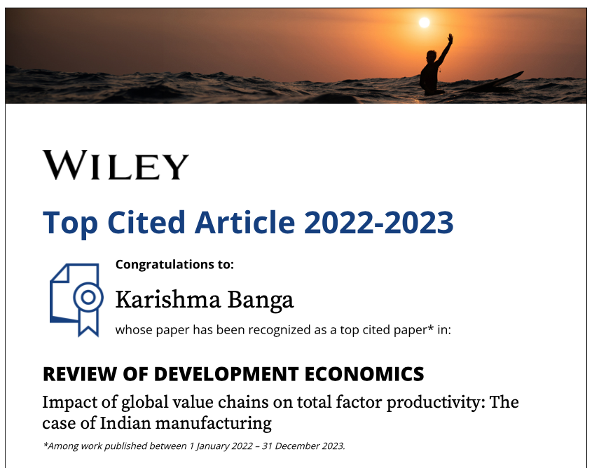 Thanks @WileyEconomics! As an early career researcher, it is always motivating to see when your work is picking up traction 😄🫡 Full paper available at onlinelibrary.wiley.com/doi/abs/10.111…