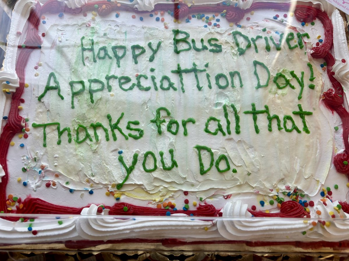 Happy Bus Driver Appreciation Day! Mount Laurel Schools deeply appreciates all you do for us!  Thank you for getting us to and from school safely each day!