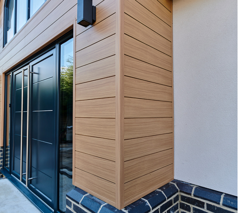 Simple, modern #cladding boards that interlock and clip together. Great for #walls, #soffits and #facades. brightstarmngt.com