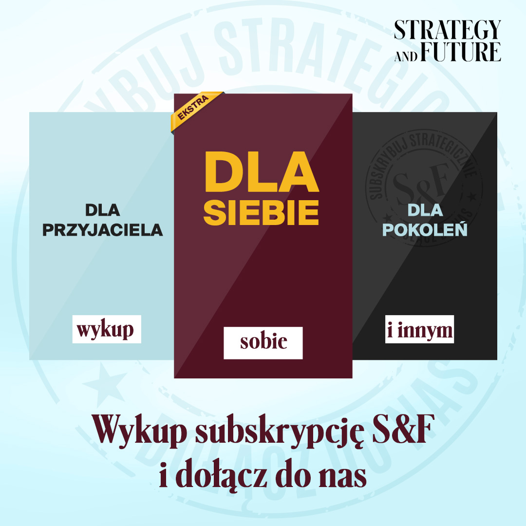 Subskrybuj strategicznie! Planuj Tydzień Strategicznie! - w poniedziałki Newsletter; - we wtorki tekst w ramach cyklu S&F HERO - w co drugą środę analiza S&F - w piątki Zespół S&F w nagraniu o najważniejszych aktualnych wydarzeniach - w piątki także Recenzja S&F lub Opowieść 1/3