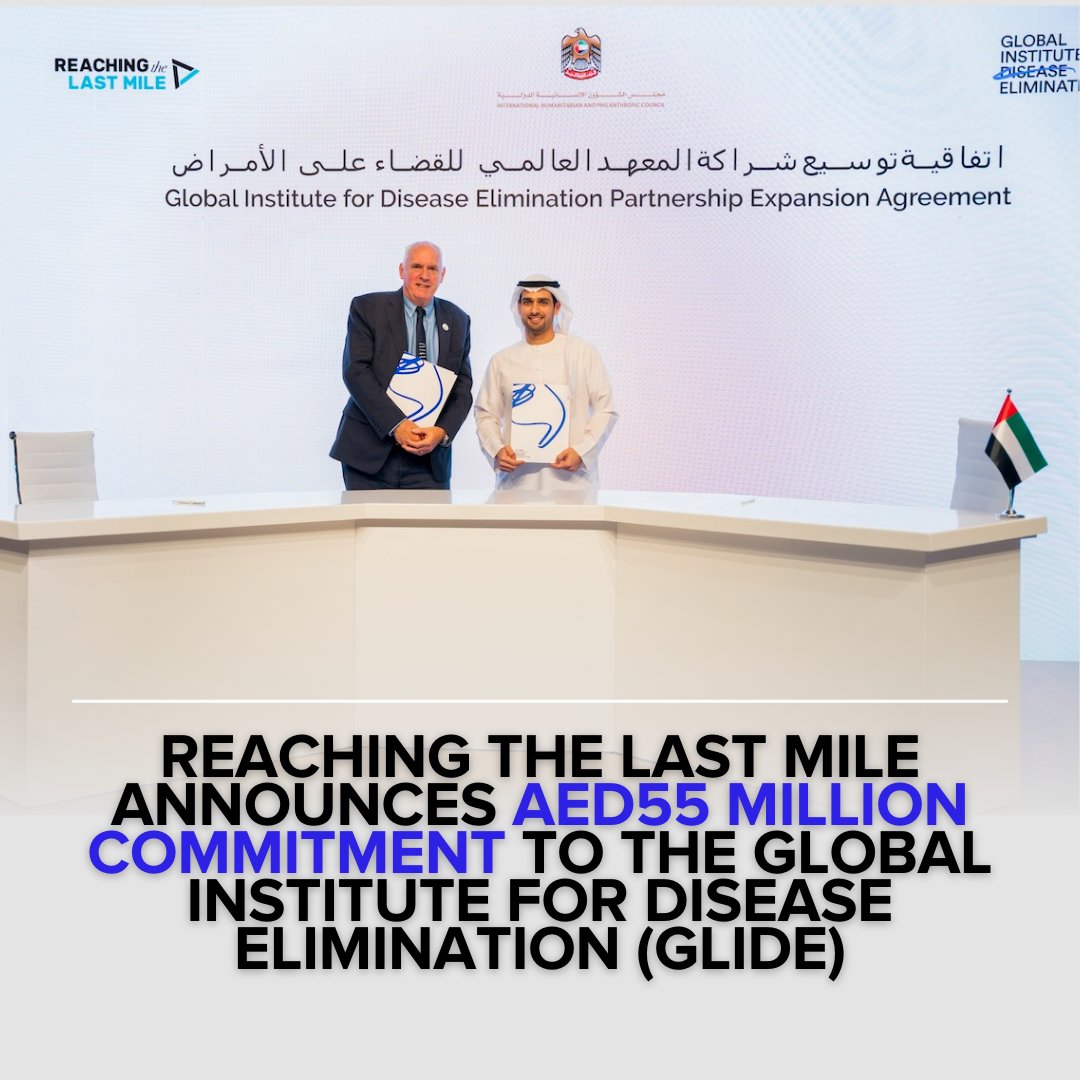 Today, @RLMglobalhealth announced its AED55 million commitment to GLIDE through 2025 at @avpn_asia 2024 in Abu Dhabi, supporting our mission to accelerate progress toward disease elimination and eradication. Read the full press release: ow.ly/ero850RmphC