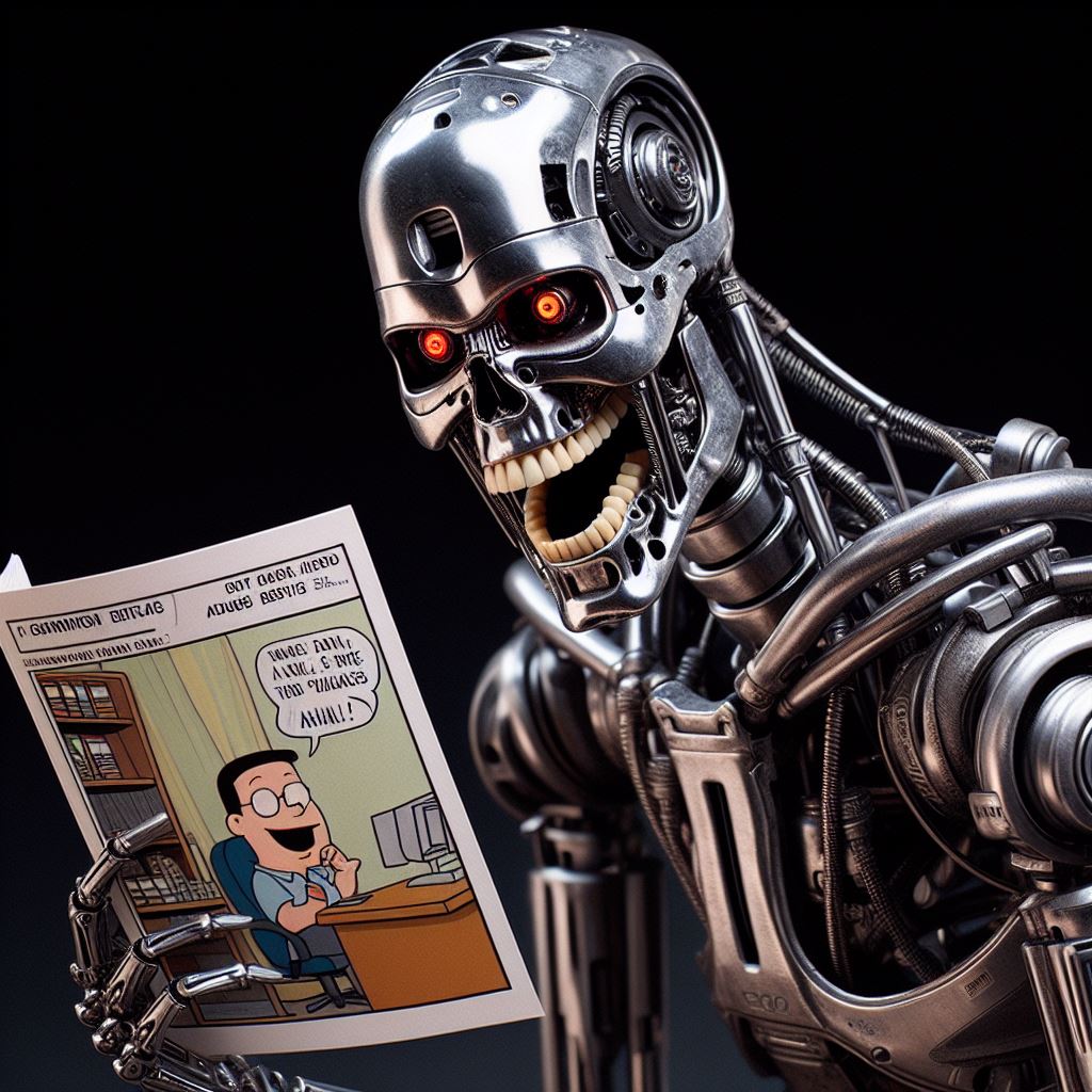 T800DoingThings's tweet photo. Laughing at a Dilbert comic https://t.co/UWn6BhgICC