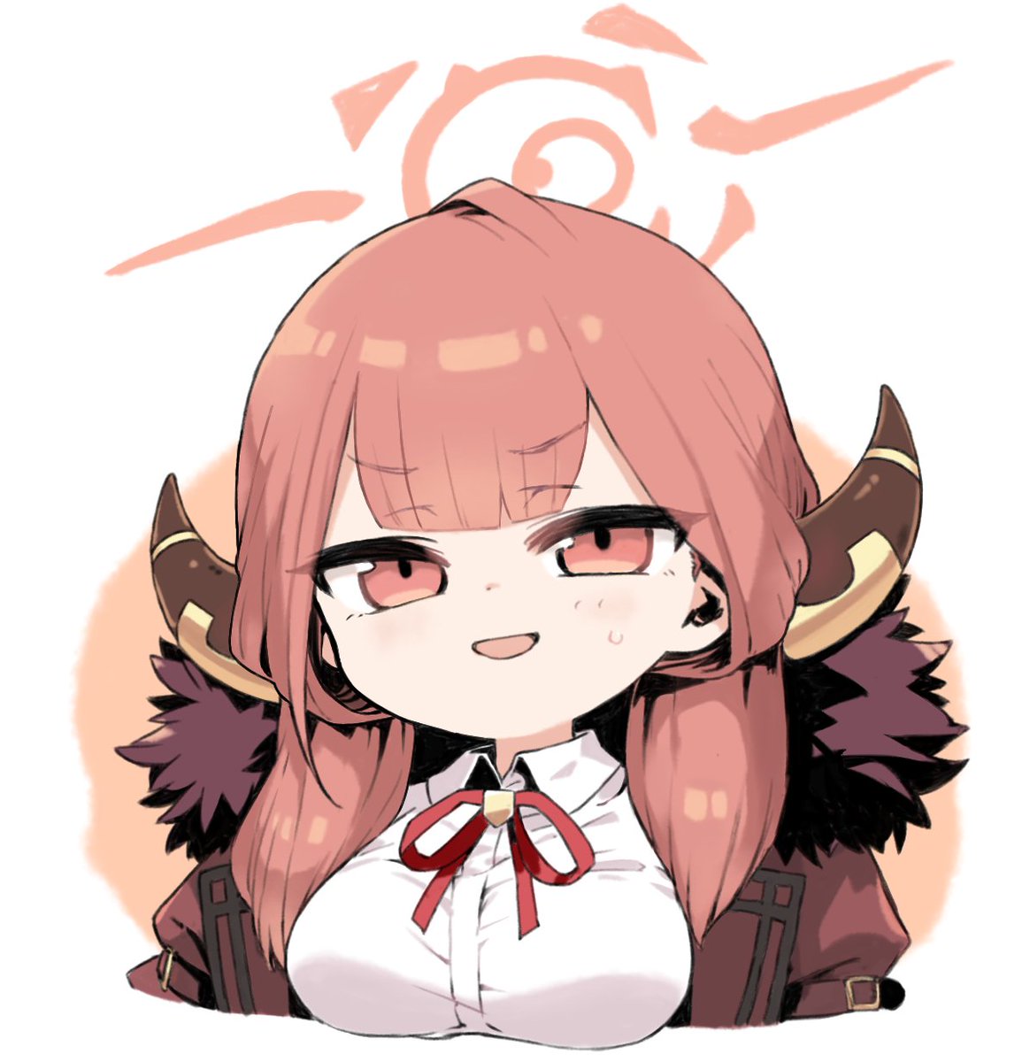 陸八魔アル(ブルアカ) 「」|もるねのイラスト