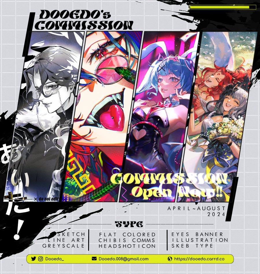 dooedo_'s tweet photo. ✨RT Appreciated✨
Hi World! I'm opening an URGENT COMMS atm for living needs &amp; pay house rent this month 🍀

If you're interested please visit 📌 https://t.co/p7klhwh3xN  for catalogue, pricing &amp; other details! Thankyou so much~ (⁠◍⁠•⁠ᴗ⁠•⁠◍⁠)⁠❤
.
#commissionopen https://t.co/QU4OTWhPnN
