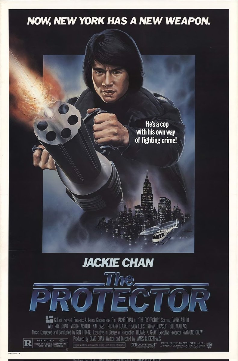 Fortement encouragé par la Golden Harvest à retenter l'expérience hollywoodienne après le flop de 'The Big Brawl', Jackie Chan se retrouve un peu malgré lui tête d'affiche de 'The Protector', polar typiquement 80's signé James Glickenhaus.