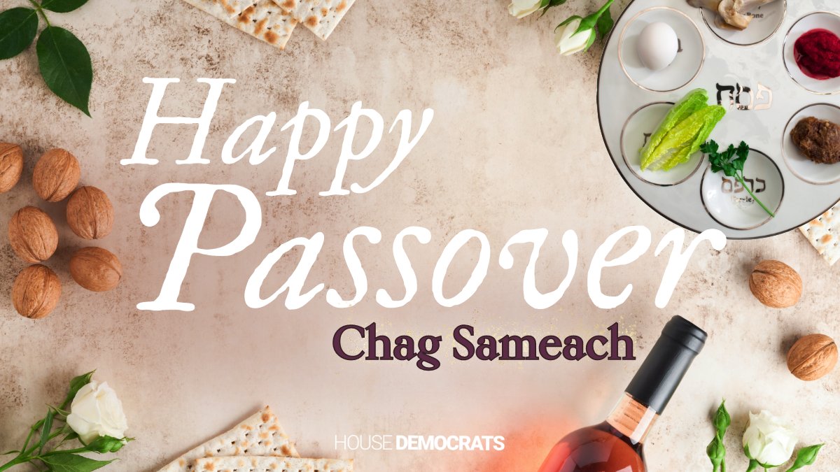 Wishing all who celebrate in #CA28 and across the world a happy Passover. Chag Pesach Sameach!