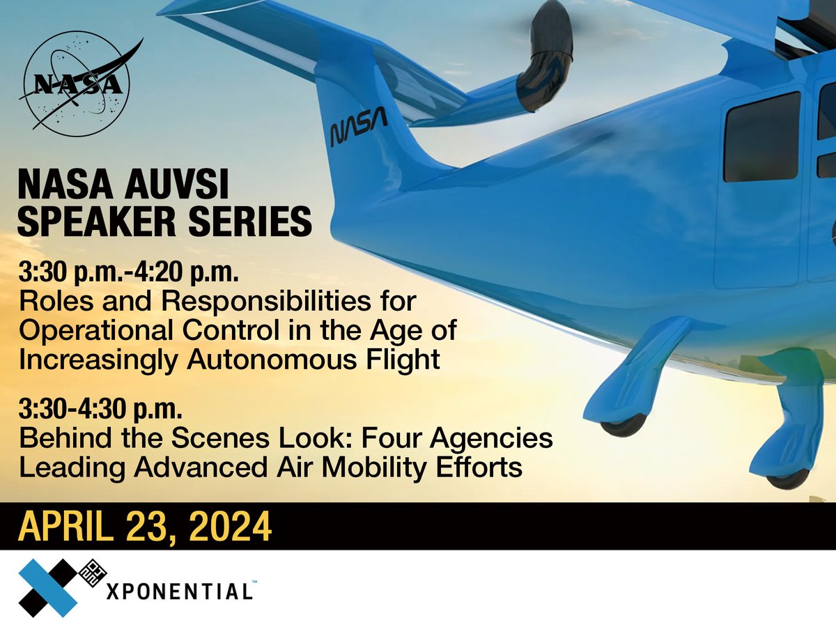 Are you attending AUVSI #XPO24? engage with us! You might think you know the main challenges of implementation of Advanced Air Mobility, but you’ve never heard it quite like this. We've got three days of fascinating AAM convos. here is today's lineup: