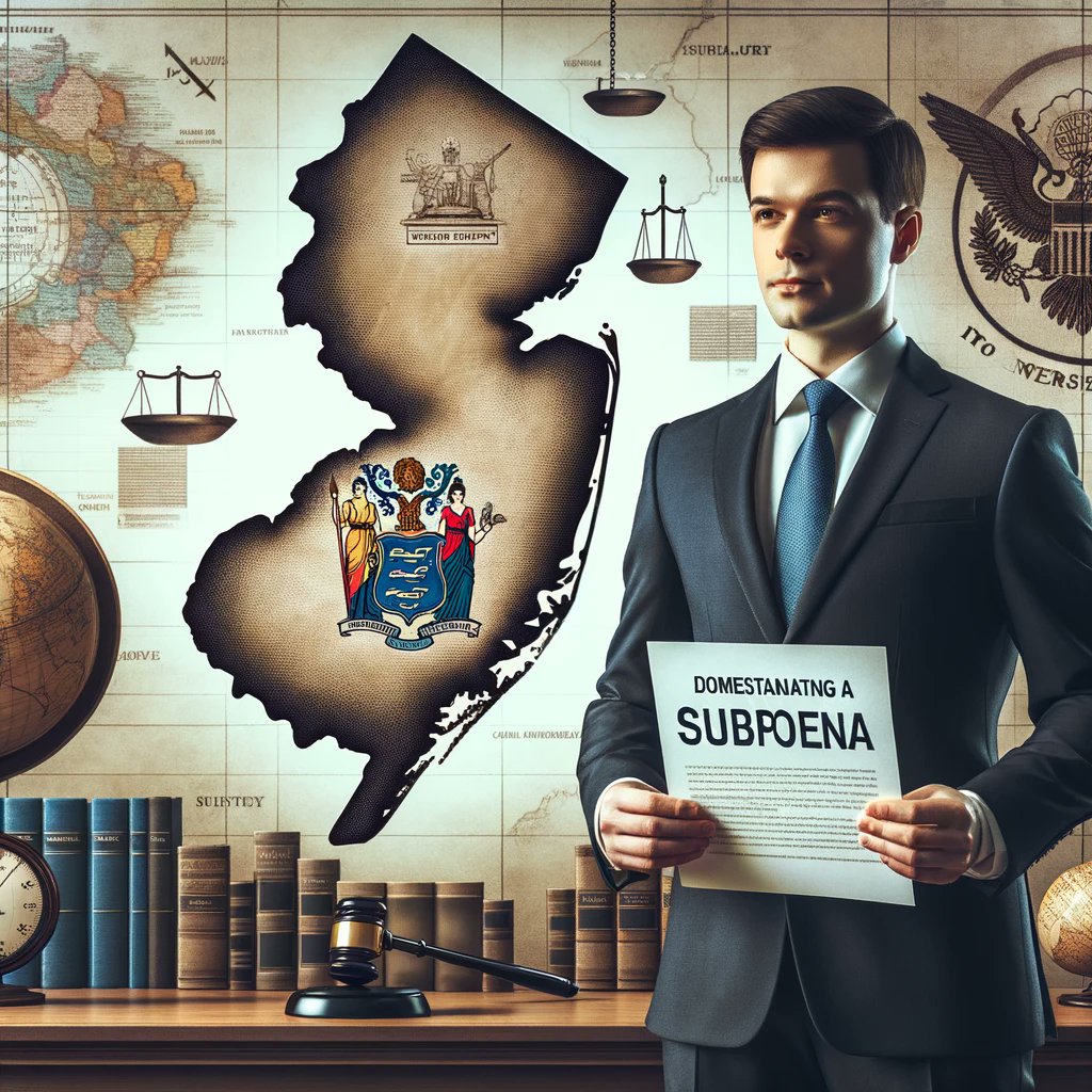 HOW TO DOMESTICATE A FOREIGN SUBPOENA IN NEW JERSEY undisputedlegal.wordpress.com/2024/04/23/how…