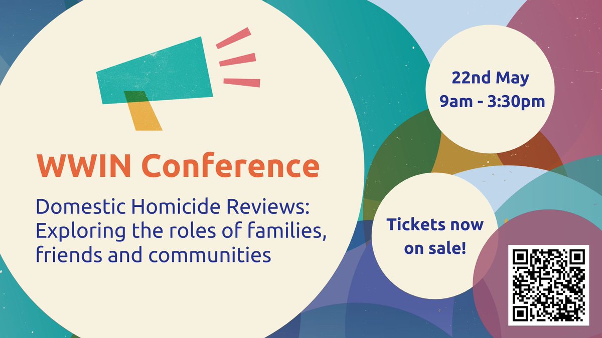 Join us for our upcoming conference – exploring the role of families, friends & community in DHRs and in tackling & preventing #domesticabuse. We'll be sharing learning from our new research in partnership with @AAFDA6 & conducted by the brilliant @sarahdangar